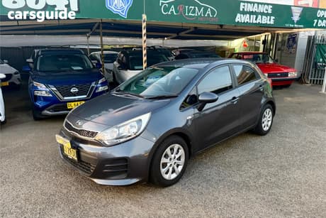 Grey 2016 Kia RIO Hatchback S