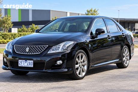 Black 2008 Toyota Crown Sedan ATHLETE
