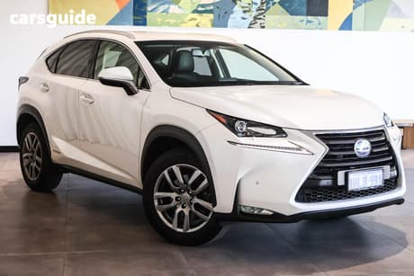 White 2016 Lexus NX300H Wagon Luxury Hybrid (Fwd)