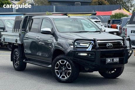 Grey 2020 Toyota Hilux Double Cab Chassis Sr5 (4X4)