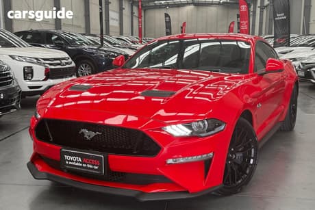Red 2018 Ford Mustang Coupe Fastback Gt 5.0 V8