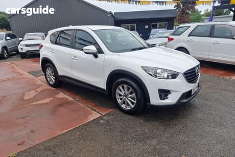 White 2015 Mazda CX-5 Wagon Maxx Sport (4X4)