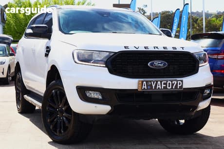 White 2021 Ford Everest Wagon Sport (4Wd)