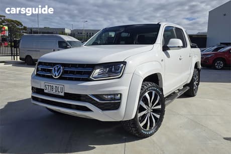 White 2017 Volkswagen Amarok Dual Cab Utility V6 Tdi 550 Ultimate