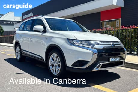White 2019 Mitsubishi Outlander Wagon Es 7 Seat (2Wd)
