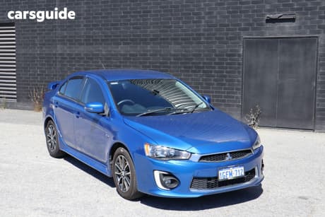 Blue 2016 Mitsubishi Lancer Sedan Es Sport