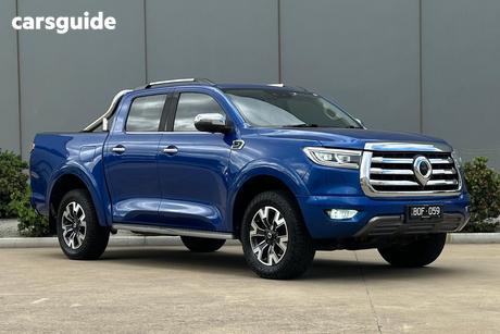 Blue 2021 GWM UTE Dual Cab Utility Cannon-L (4X4)