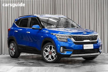 Blue 2020 Kia Seltos Wagon Gt Line (Awd)