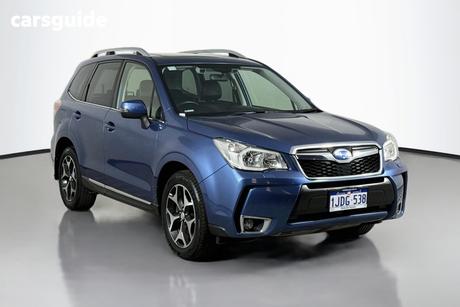 Blue 2015 Subaru Forester Wagon 2.0Xt Premium