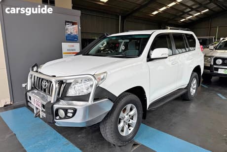 White 2012 Toyota Landcruiser Prado Wagon Gxl (4X4)