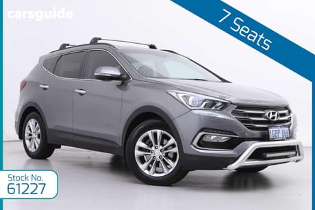 Silver 2016 Hyundai Santa FE Wagon Elite Crdi (4X4)