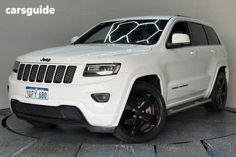 White 2015 Jeep Grand Cherokee Wagon Blackhawk