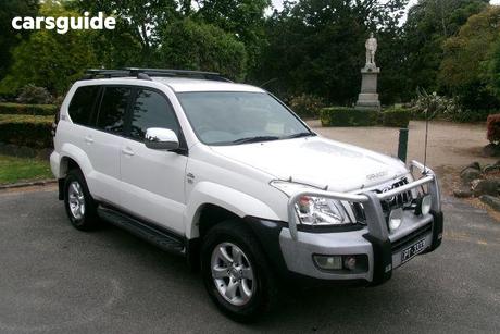 White 2008 Toyota Landcruiser Prado Wagon Gxl (4X4)