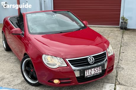 Red 2007 Volkswagen EOS Convertible 2.0T Fsi