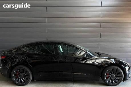 Black 2023 Tesla Model 3 Sedan Performance