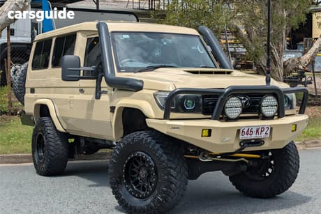 Beige 2023 Toyota Landcruiser Wagon Lc76 Gxl + Diff Locks