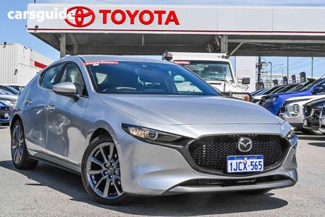 Silver 2023 Mazda 3 Hatchback G20 Touring