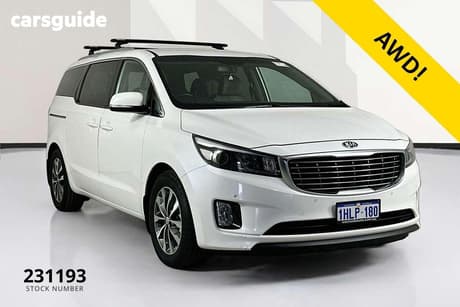 White 2018 Kia Carnival Wagon Sli