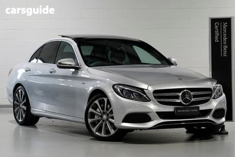 Silver 2017 Mercedes-Benz C350 Sedan E (Hybrid)