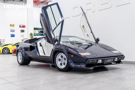 Blue 1979 Lamborghini Countach Coupe LP400 S