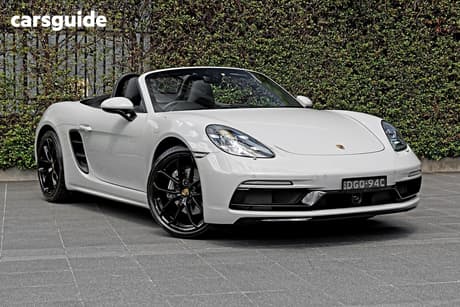 Grey 2024 Porsche 718 Roadster Boxster Style Edition