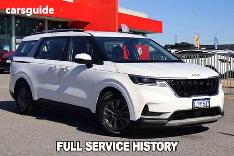 White 2022 Kia Carnival Wagon S