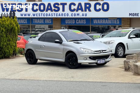Silver 2006 Peugeot 206 Cabriolet Cc
