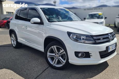 White 2015 Volkswagen Tiguan Wagon 130 Tdi (4X4)
