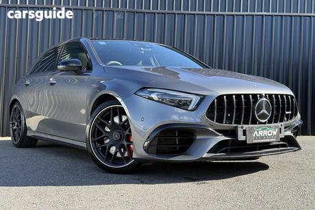 Grey 2021 Mercedes-Benz A45 Hatchback S 4Matic+