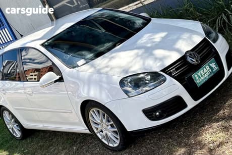White 2008 Volkswagen Golf Hatchback Gt Sport Tdi
