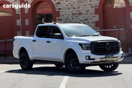 White 2026 GWM Cannon Alpha Dual Cab Utility Vanta