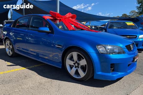 Blue 2008 Holden Commodore Sedan Ss