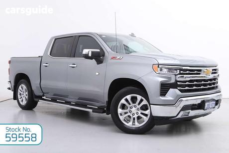 Silver 2023 Chevrolet Silverado Crew Cab Pickup 1500 Ltz Premium Tech Pack
