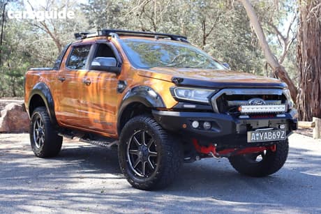 Orange 2017 Ford Ranger Dual Cab Pick-up Wildtrak 3.2 (4X4)