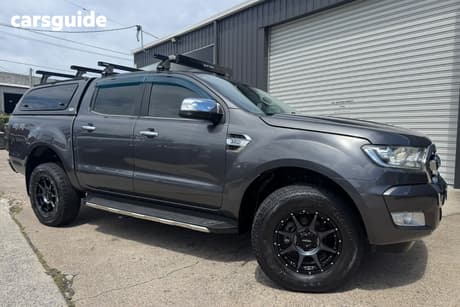 Grey 2017 Ford Ranger Dual Cab Utility Xlt 3.2 (4X4)