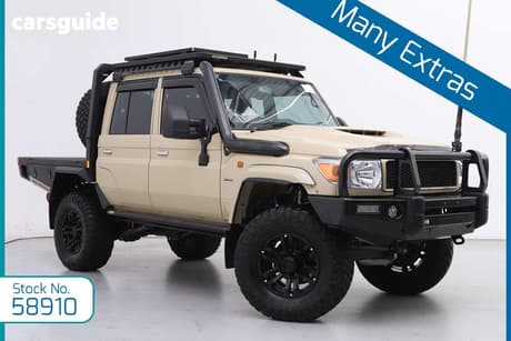 Beige 2022 Toyota Landcruiser Double Cab Chassis Lc79 Gxl