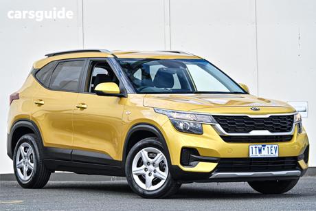 Yellow 2021 Kia Seltos Wagon S (Fwd)