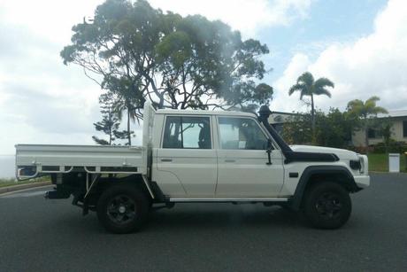 White 2024 Toyota Landcruiser Double Cab Chassis Lc79 Gxl