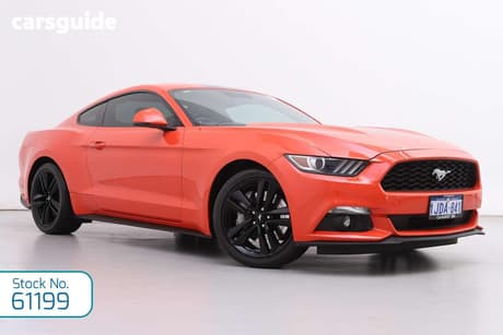 Orange 2016 Ford Mustang Coupe Fastback 2.3 Gtdi