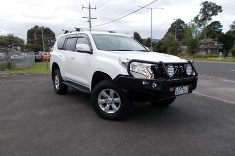 White 2014 Toyota Landcruiser Prado Wagon Gxl (4X4)