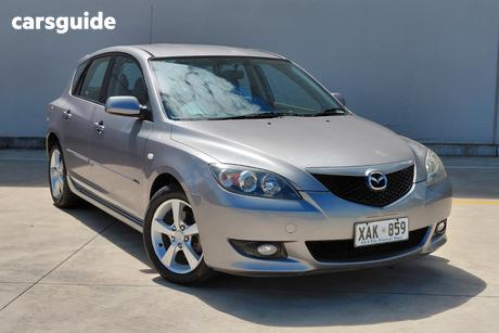 Silver 2004 Mazda 3 Hatchback Maxx Sport