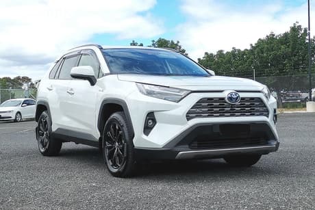 White 2022 Toyota RAV4 Wagon Cruiser (2Wd) Hybrid