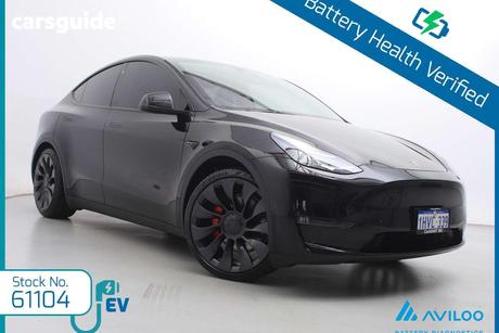 Black 2023 Tesla Model Y Wagon Performance