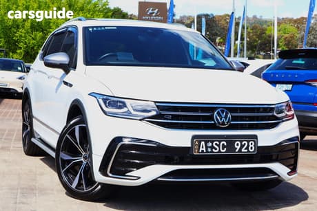 White 2022 Volkswagen Tiguan Wagon Allspace 162Tsi R-Line