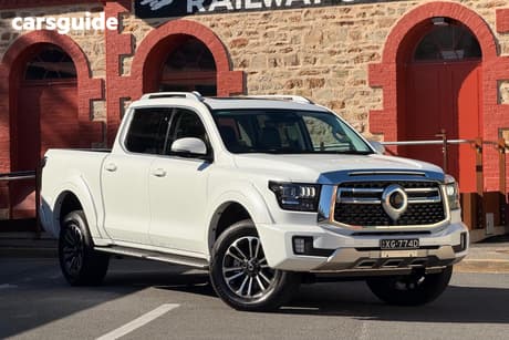 White 2026 GWM Cannon Alpha Dual Cab Utility Ultra (4X4)