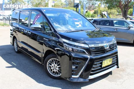 Black 2020 Toyota Voxy Wagon Zs