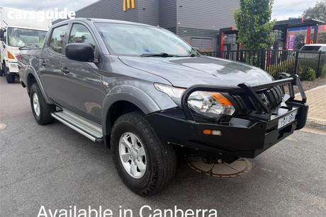 Grey 2017 Mitsubishi Triton Dual Cab Utility Glx Plus (4X4)