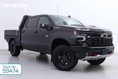 Black 2023 Chevrolet Silverado Crew Cab Pickup 1500 Zr2
