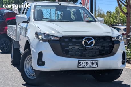 White 2026 Mazda BT-50 Cab Chassis Xs (4X2)