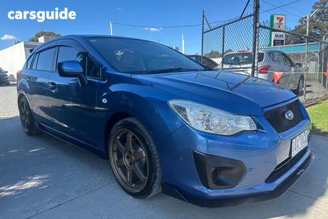Blue 2014 Subaru Impreza Hatchback 2.0I (Awd)